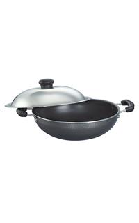 Prestige Omega Select Plus (170mm) Round Base Kadai with Lid