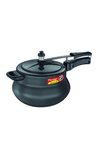 Prestige Nakshatra Plus Hard Anodised 6.5 Lit Aluminium Handi Pressure Cooker (Black)