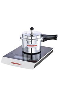Sowbaghya 3 Ltr Induction Base Aluminium Pressure Cooker